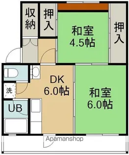 ユートピア川原1号棟【1階】の間取り